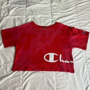 champion cropped tee